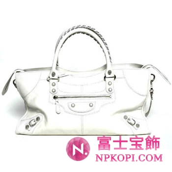 バレンシアガ（BALENCIAGA）ザ・ジャイアント パートタイム　レディースハンドバッグ　ホワイト　282009-D94JN-9070